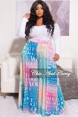 Final Sale Plus Size Ombré Vogue Pants (Only)