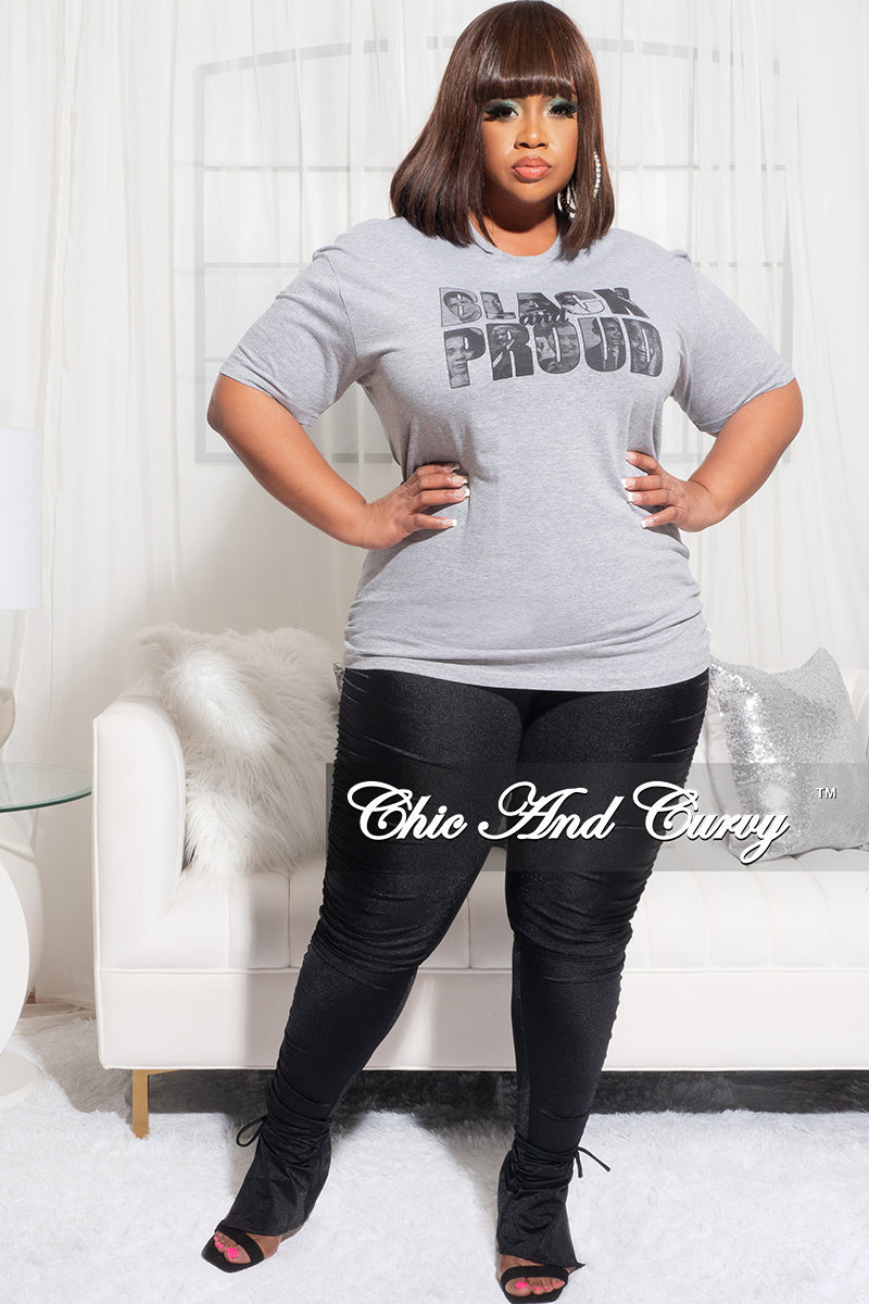 Women's Plus Size Summer Tunic Top – Loose Fit Short Sleeve T-Shirt To Wear With Leggings