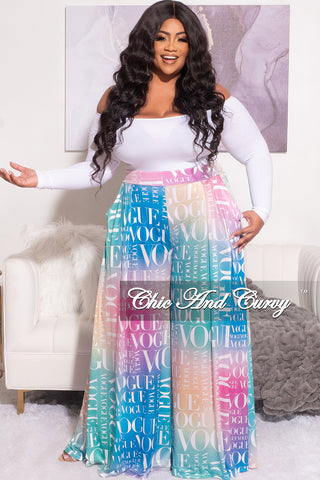 Final Sale Plus Size Ombré Vogue Pants (Only)