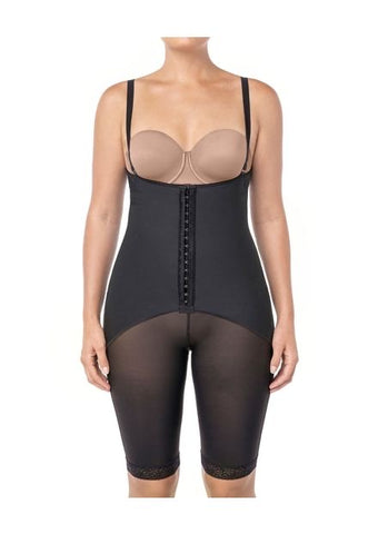 Latex Mid-Thigh Shaper with Booty Lift