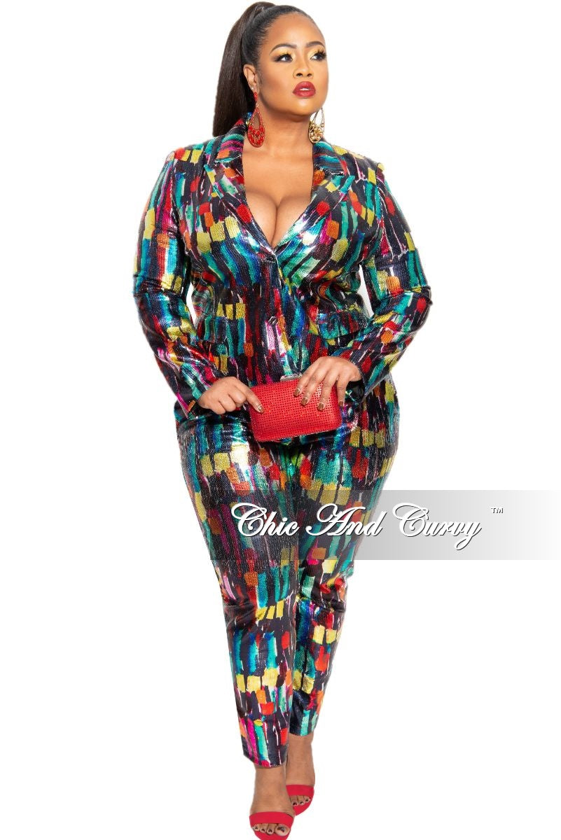 women's plus size dress pants suits Pink Pant two piece pants set for women summer Plus Size Womens Suitng Tuxedo