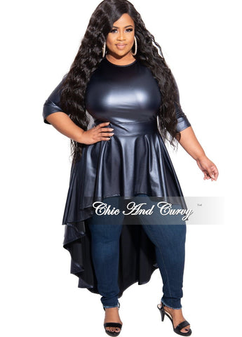 Final Sale Plus Size Frayed Hem Jean in Dark Denim